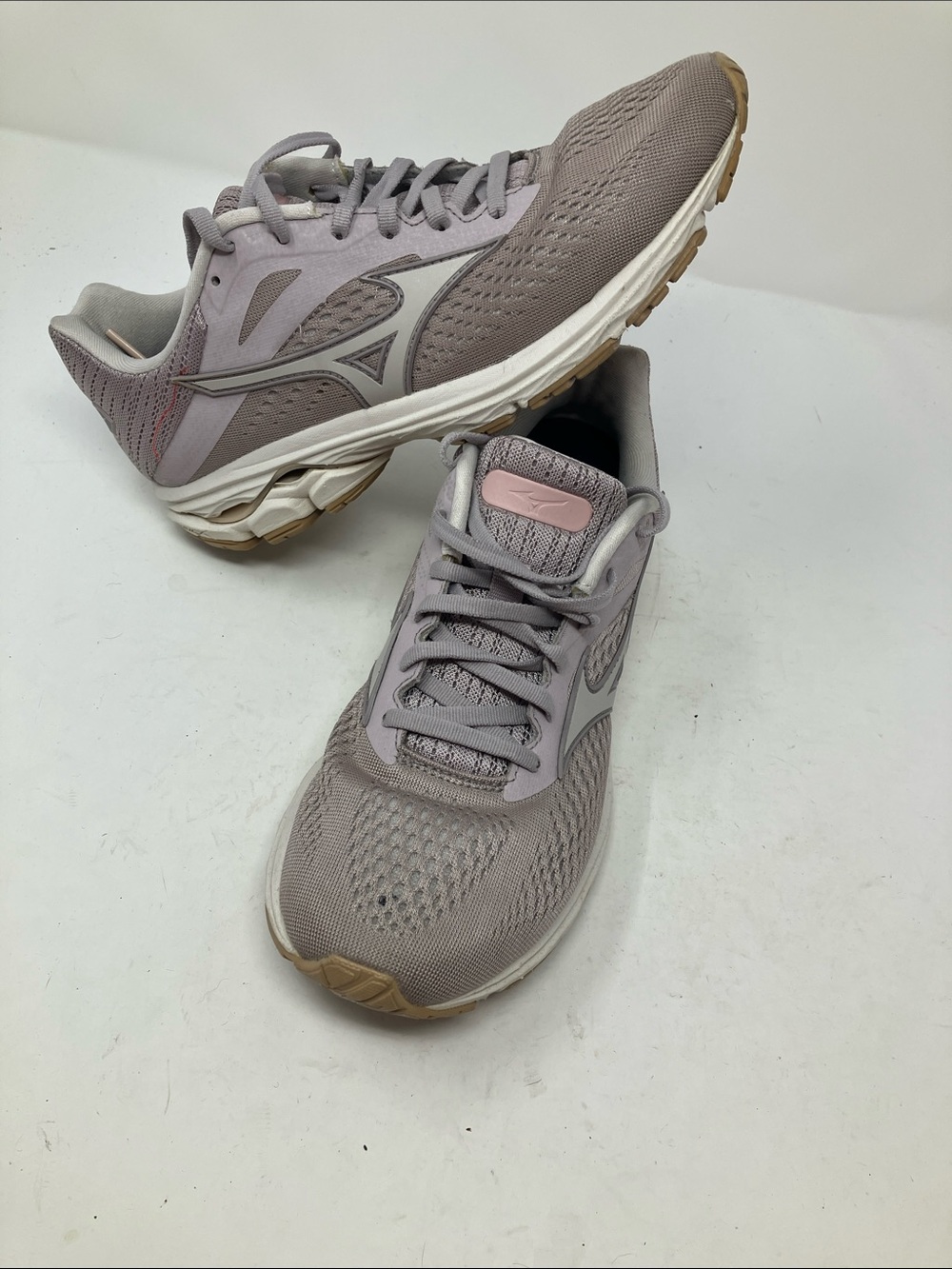 Mizuno Wave Rider 23 Women's Running Shoes Size 8.5 Mauve Purple J1GD190343